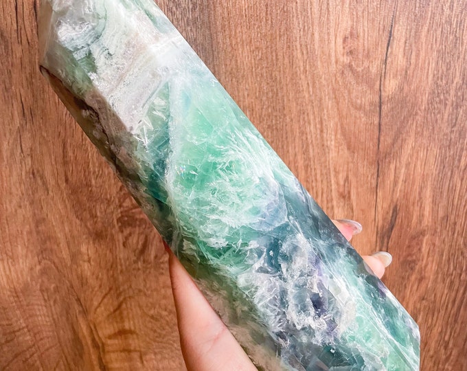 fluorite crystal tower healing crystal home decoration