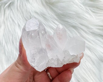 Clear quartz mineral specimen | premium crystal cluster | crystal healing home decoration | healing crystal | crystal decoration