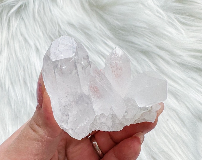 Clear quartz mineral specimen | premium crystal cluster | crystal healing home decoration | healing crystal | crystal decoration