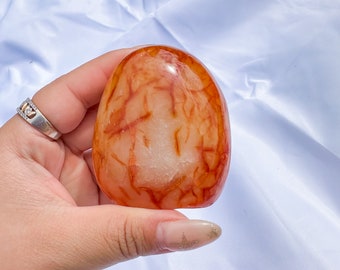Carnelian crystal freeform | Carnelian stone home decoration | carnelian stone healing crystal | birthstone gifts| wedding anniversary gift