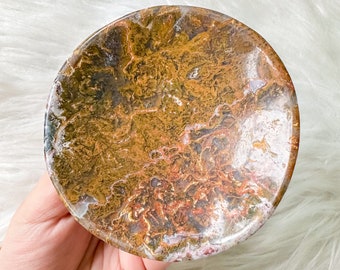 Ocean Jasper crystal bowl | crystal bowl| crystal home decor