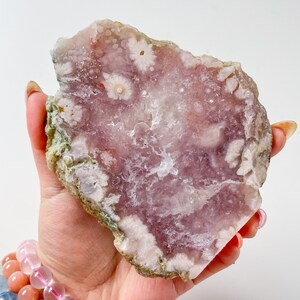 amethyst flower agate crystal |high quality crystal decoration | flower agate specimen | healing crystal | birthday gift|anniversary gift