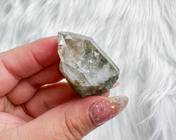 mini chlorite quartz mineral specimen | premium crystal cluster | crystal healing home decoration | healing crystal | crystal decoration