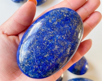 Lapis lazuli premium palmstone Healing Crystals
