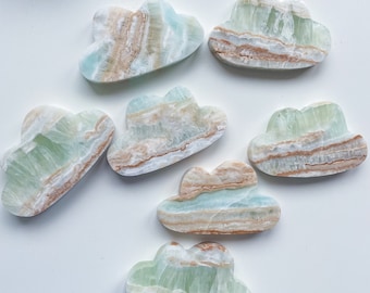 Caribbean calcite crystal cloud healing crystal healing journey home decoration