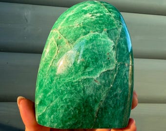 Shimmery Amazonite High quality crystal freeform healing crystal home decor