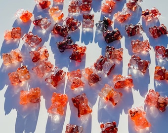 Crystal teddy bear | premium hematoid quartz crystal teddy bear