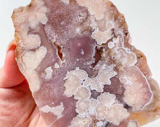 Rare flower agate crystal |cherry blossom agate home decoration | flower agate specimen | healing crystal | birthday gift|anniversary gift