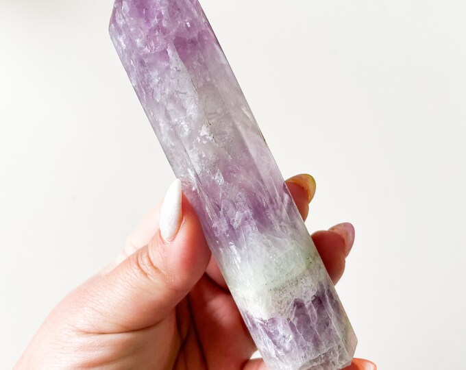 Fluorite crystal tower