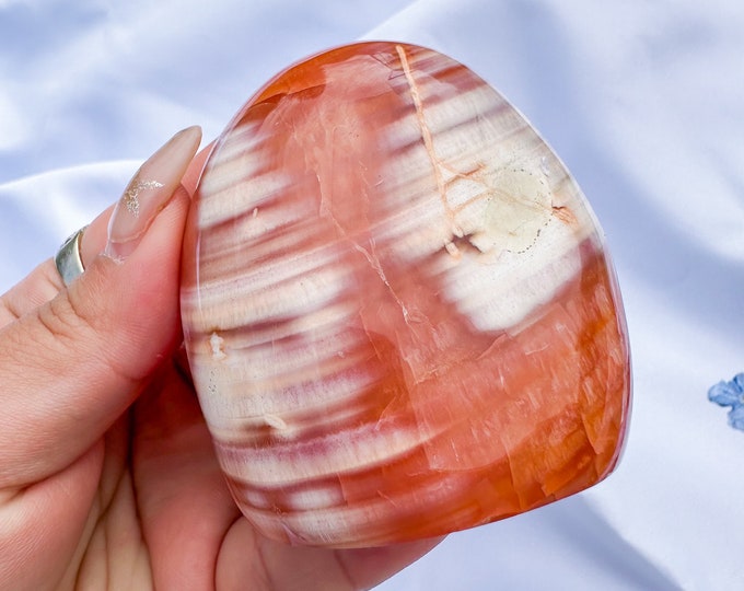 Carnelian crystal freeform | Carnelian stone home decoration | carnelian stone healing crystal | birthstone gifts| wedding anniversary gift