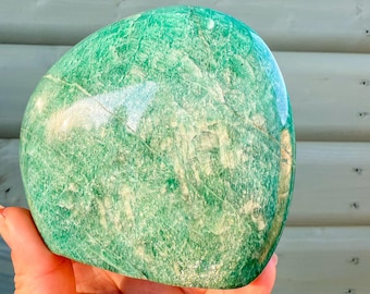 Shimmery Amazonite High quality crystal freeform healing crystal home decor