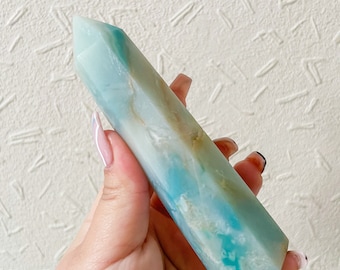 Amazonite jade tower