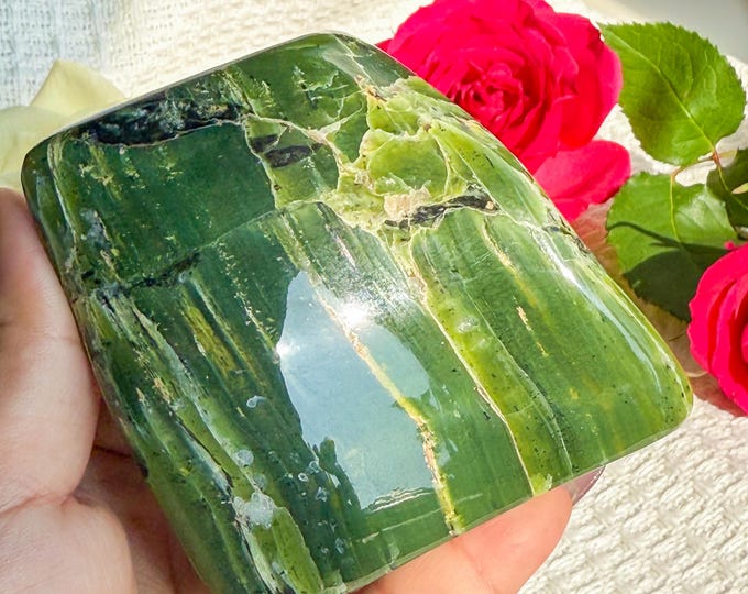 Premium Large Tremolite freeform healing crystal healing journey home decoration
