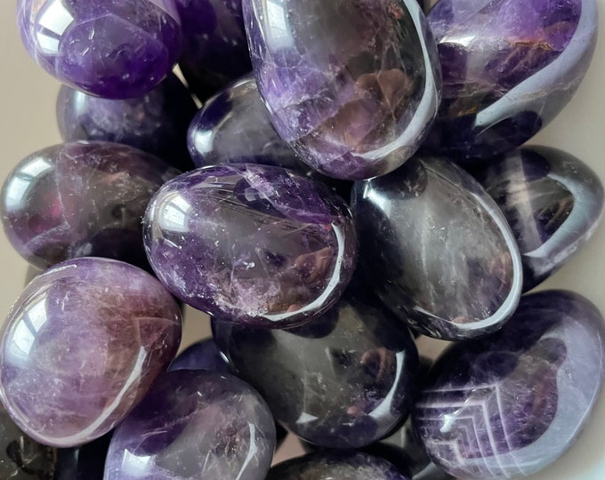 Amethyst  Polished Tumblestone Healing Crystals
