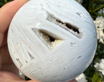Snow agate crystal sphere| druzy white agate | snow mountain white agate crystal gift | crystal  home decoration |birthday gift