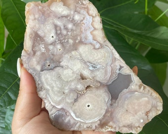 Rare flower agate crystal |cherry blossom agate home decoration | flower agate specimen | healing crystal | birthday gift|anniversary gift