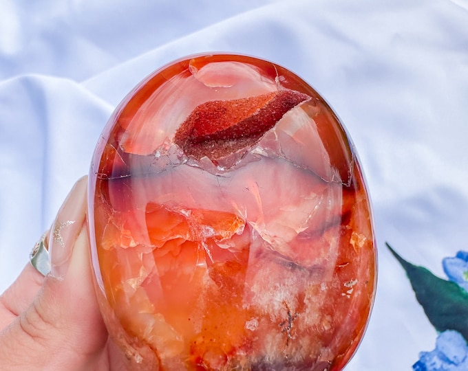 Carnelian crystal freeform | Carnelian stone home decoration | carnelian stone healing crystal | birthstone gifts| wedding anniversary gift