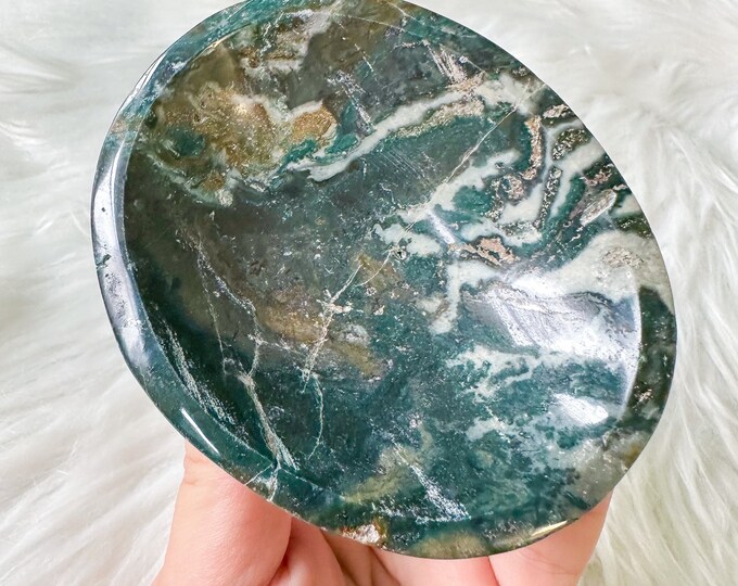 Ocean Jasper crystal bowl | crystal bowl| crystal home decor