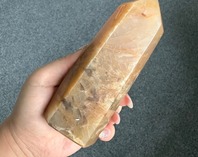 Moonstone tower  Healing Crystal home decor