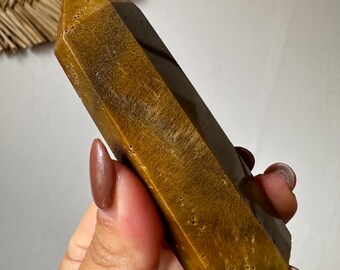 Rutilated Agate natural crystal tower home decor