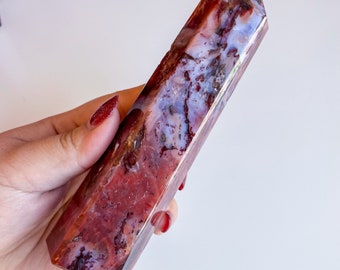 Carnelian crystal tower | Carnelian stone home decoration | carnelian stone healing crystal | birthstone gifts| wedding anniversary gift