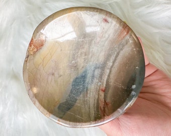 polychrome Jasper crystal bowl | crystal bowl| crystal home decor