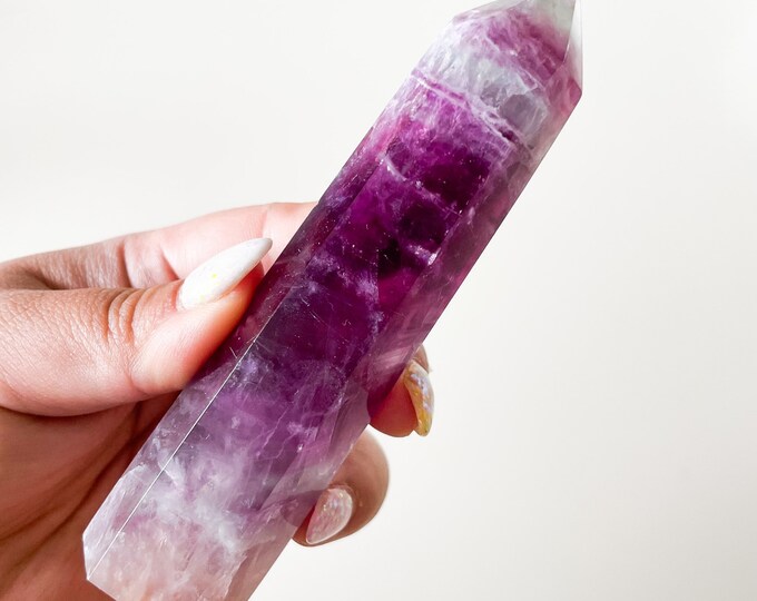 Fluorite crystal tower