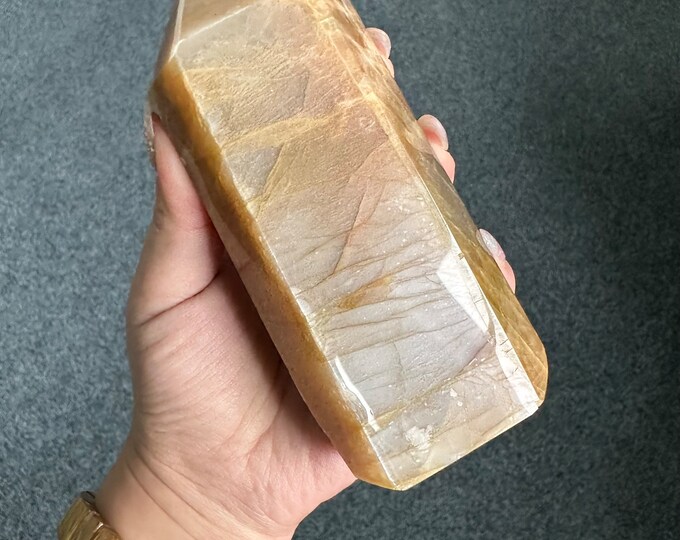 Moonstone tower  Healing Crystal home decor