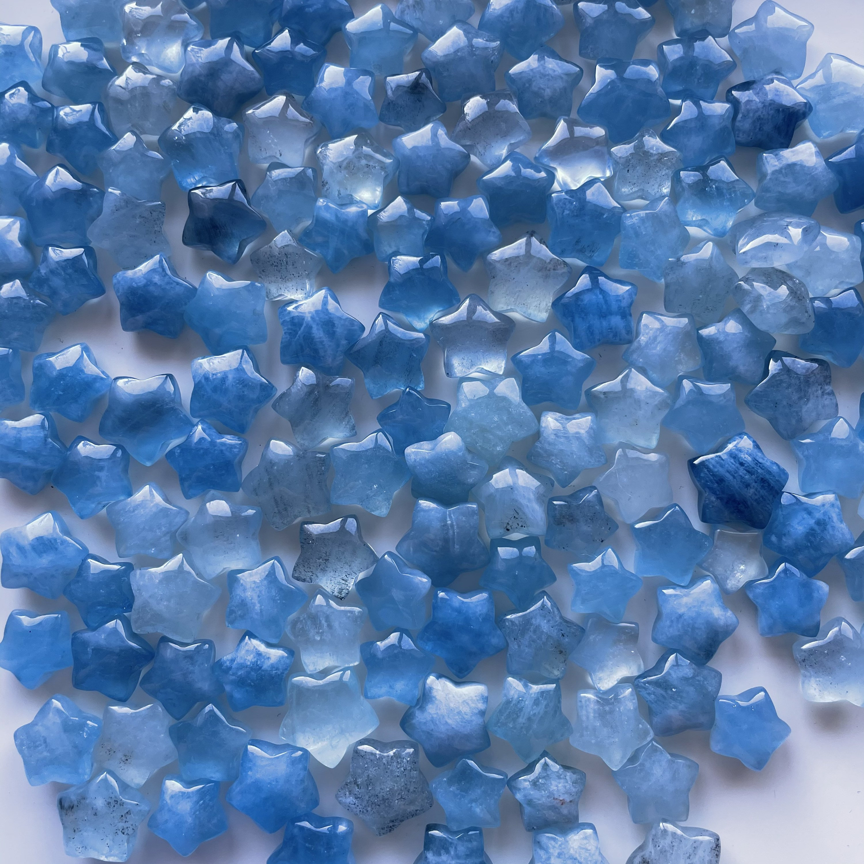 Aquamarine Crystal Star Premium Gem Quality Aquamarine Star