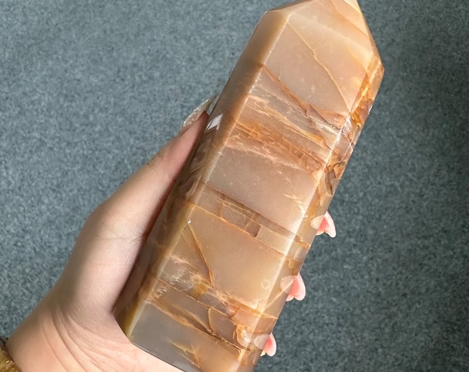 Moonstone tower  Healing Crystal home decor