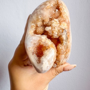 Druzy amethyst flower agate free form natural crystal ornament home decoration