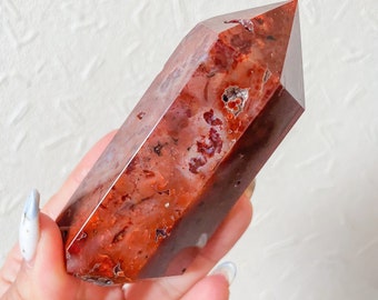 Carnelian crystal tower | Carnelian tower home decoration | carnelian stone  healing crystal | birthstone gifts| wedding anniversary gift 