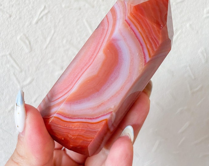 Carnelian crystal tower | Carnelian tower home decoration | carnelian stone  healing crystal | birthstone gifts| wedding anniversary gift