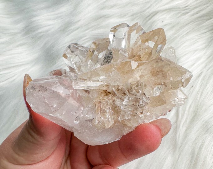 chlorite quartz mineral specimen | premium quartz crystal cluster | crystal healing home decoration | healing crystal | crystal decoration