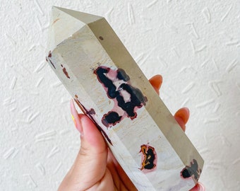 Picture jasper crystal tower healing crystal healing journey home decoration