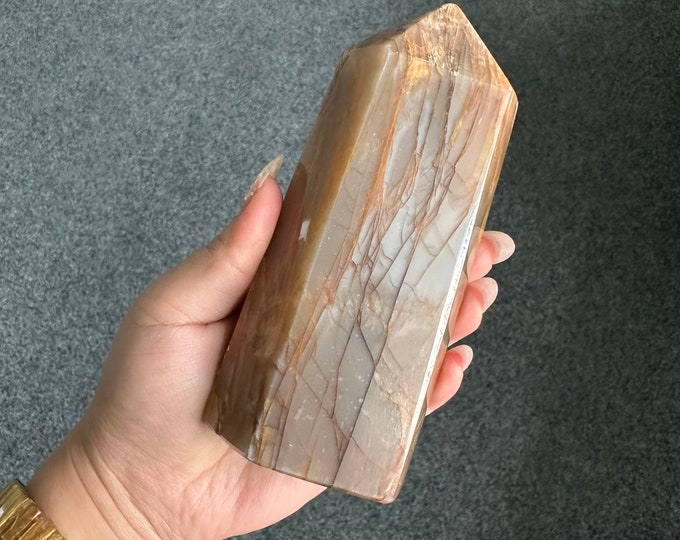 Moonstone tower  Healing Crystal home decor