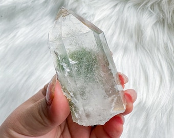 chlorite quartz mineral specimen | premium quartz crystal cluster | crystal healing home decoration | healing crystal | crystal decoration