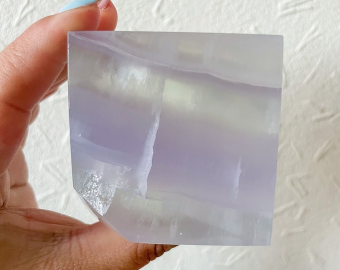 fluorite | yttrium fluorite crystal cube healing crystal home decorations