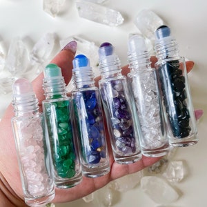 Roller Ball Essential Oil bottle -Essential oil Diffuser | aromatherapy self love crystal healingaccessory