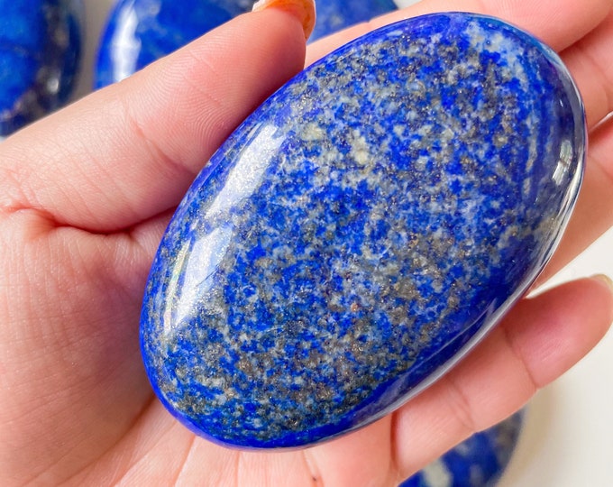 Lapis lazuli premium palmstone Healing Crystals