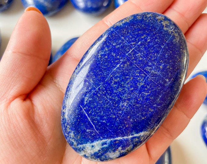 Lapis lazuli premium palmstone Healing Crystals