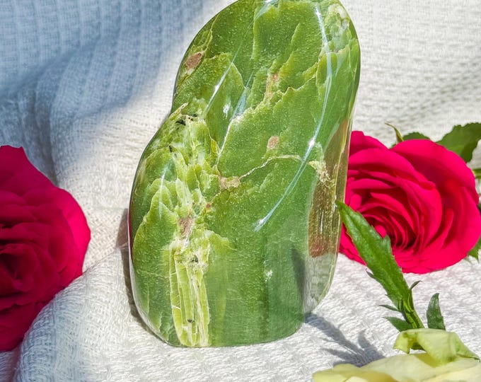 Premium Large Tremolite freeform healing crystal healing journey home decoration