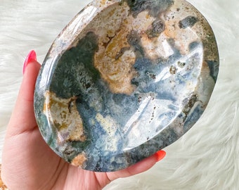 Ocean Jasper crystal bowl | crystal bowl| crystal home decor