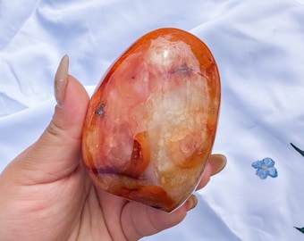 Carnelian crystal freeform | Carnelian stone home decoration | carnelian stone healing crystal | birthstone gifts| wedding anniversary gift