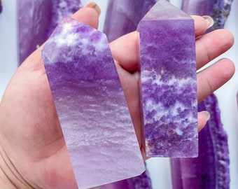 Fluorite crystal tower | high quality fluorite crystal | purple fluorite crystal tower home decoration