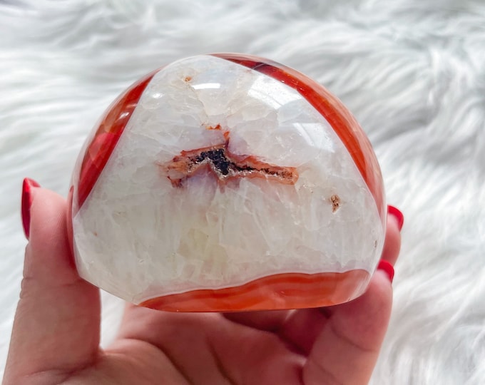 Carnelian crystal freeform | Carnelian stone home decoration | carnelian stone healing crystal | birthstone gifts| wedding anniversary gift