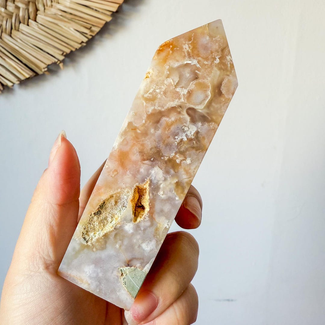 花瑪瑙ジオードクリスタルタワー（LY）|高品質の花瑪瑙クリスタル