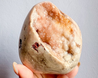 Druzy amethyst flower agate free form natural crystal ornament home decoration