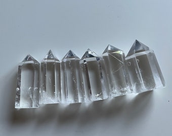 clear quartz tower point healing crystal home decoration