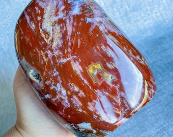 Ocean Jasper crystal free form healing crystal home decor